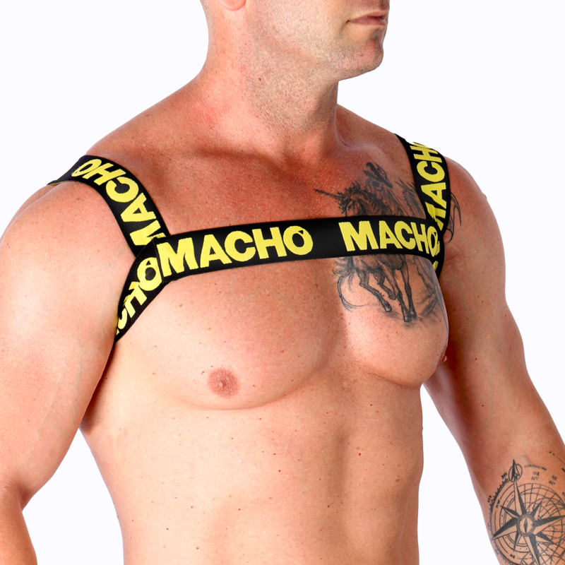 Double Yellow Harness - Macho Underwear