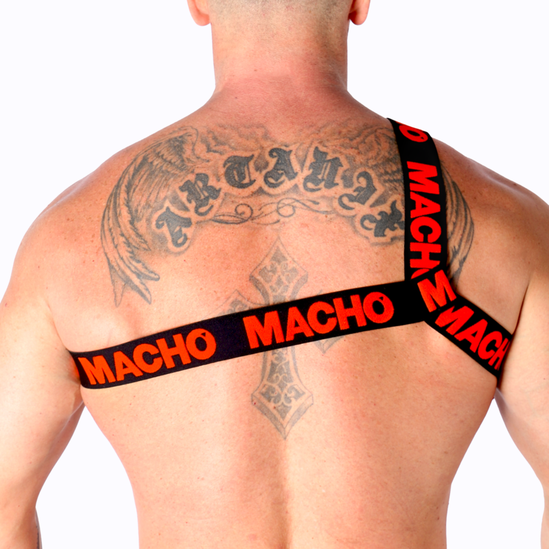 Macho Roman Harness Red L/XL - Arnés de Diseño