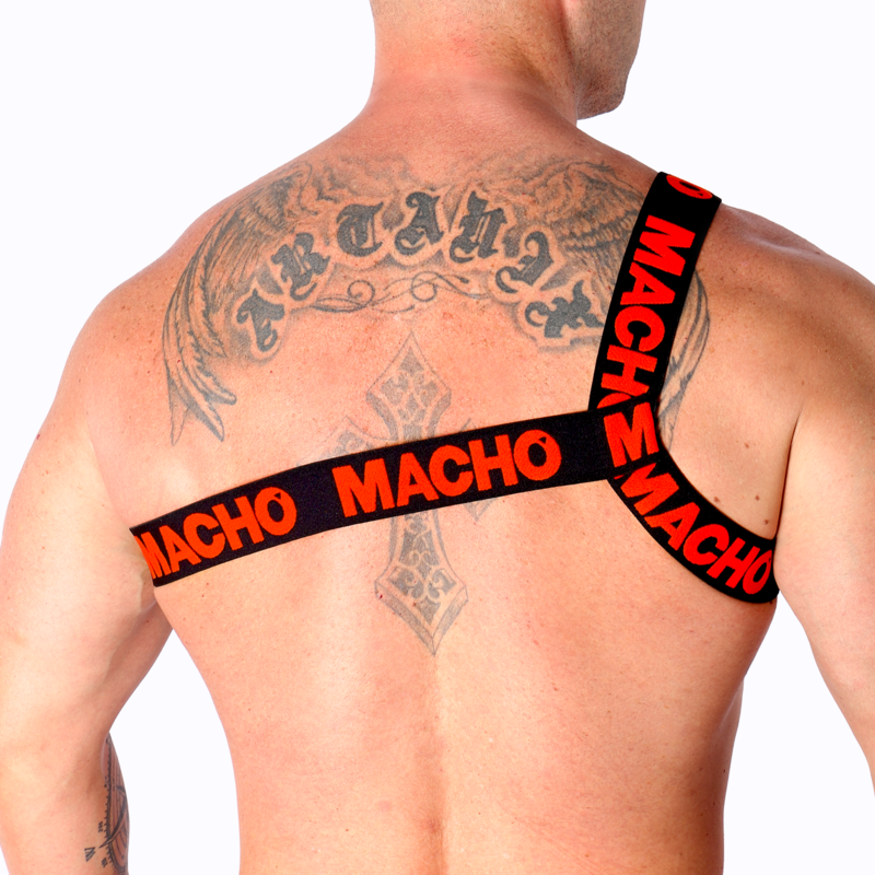 Macho Roman Harness Red L/XL - Arnés de Diseño