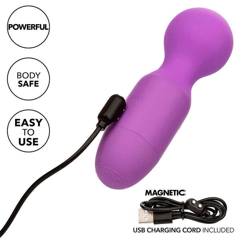 CalExotics First Time Rechargeable Massager 10 Vibraciones Púrpura