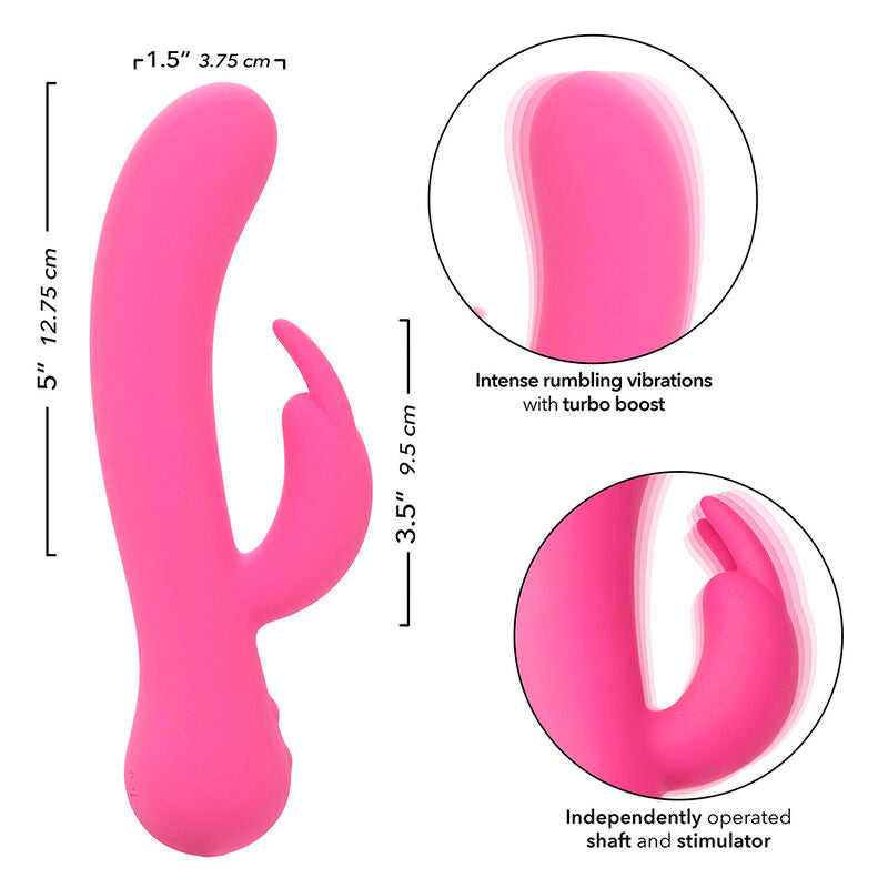CalExotics First Time Vibrator Rabbit Recargable Rosa