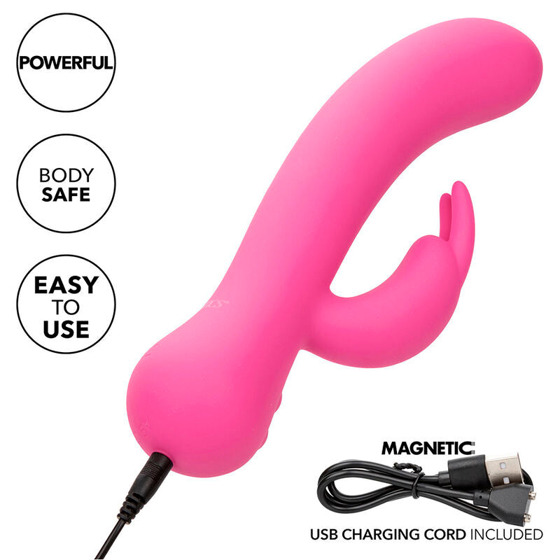 CalExotics First Time Vibrator Rabbit Recargable Rosa
