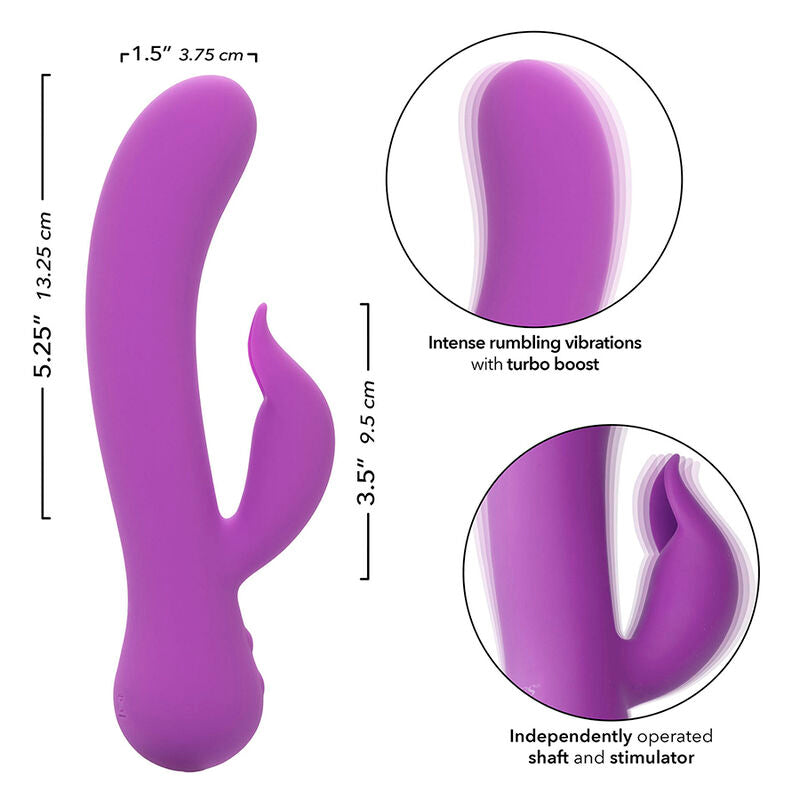 CalExotics First Time Vibrator Pleaser Recargable Púrpura