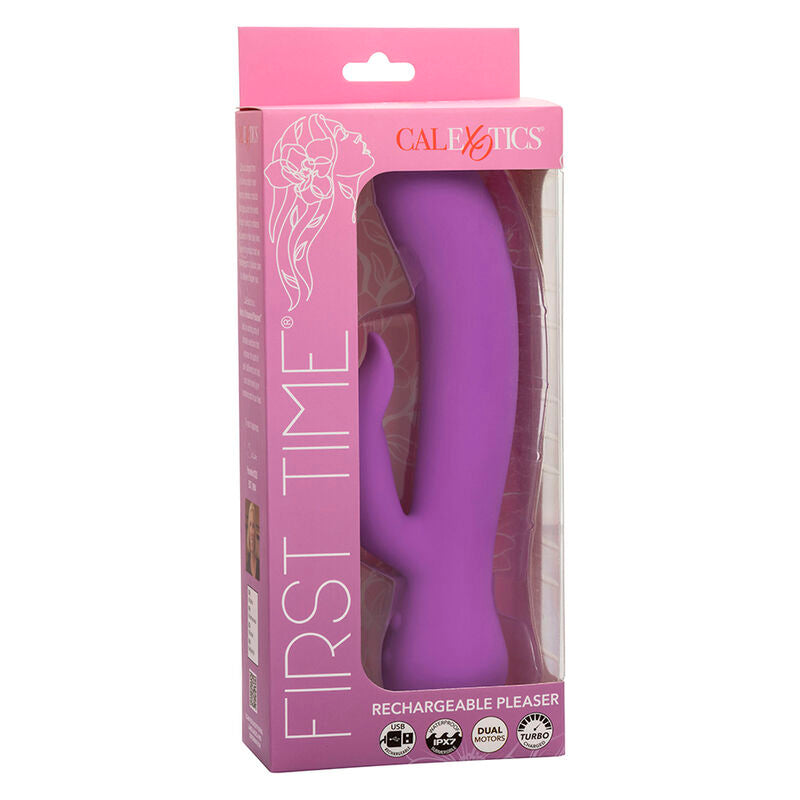 CalExotics First Time Vibrator Pleaser Recargable Púrpura