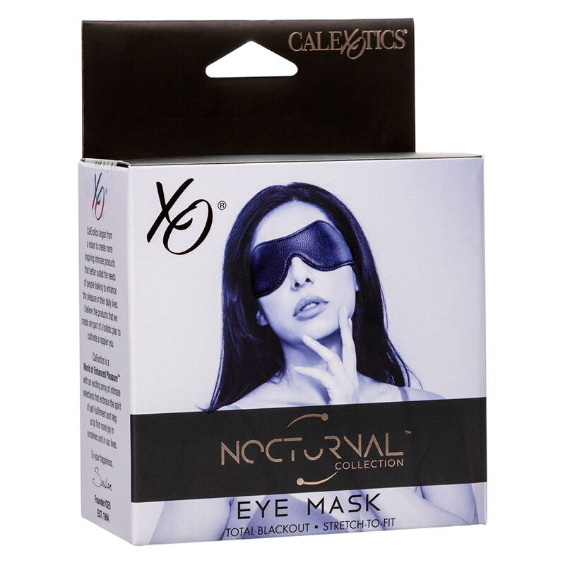 Nocturnal Eye Mask PVC Leather - Antifaz Ajustable para Sensaciones Intensas