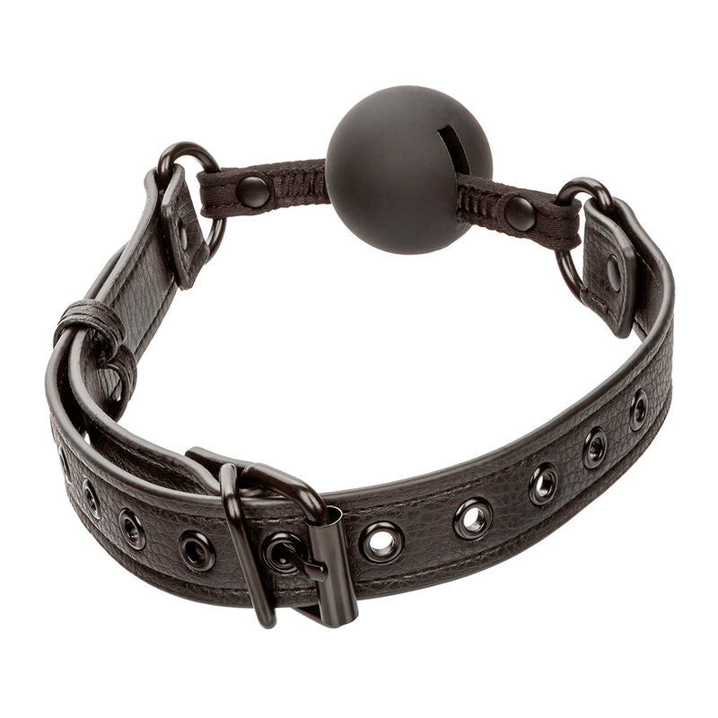 Nocturnal Ball Gag Silicona Negro - CalExotics