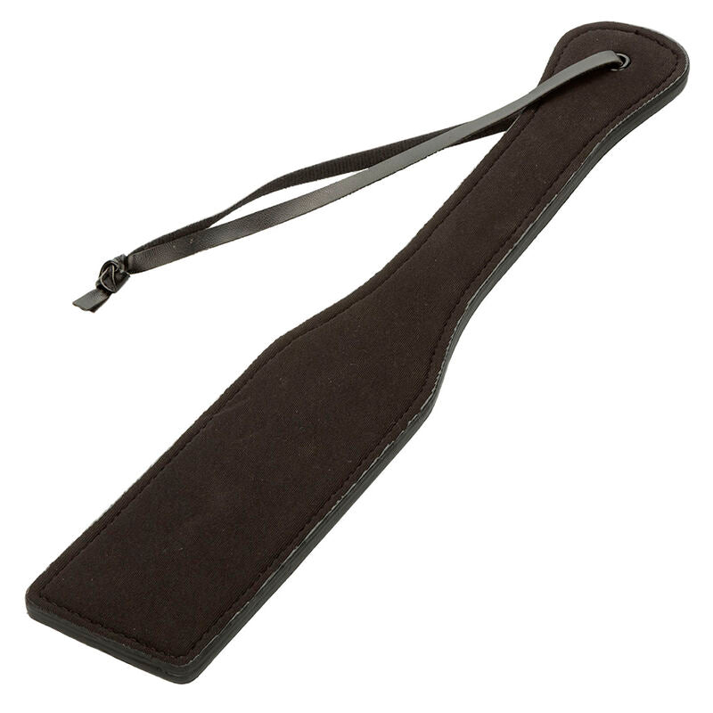 CalExotics Nocturnal Paddle - Paleta de Cuero Negro para BDSM