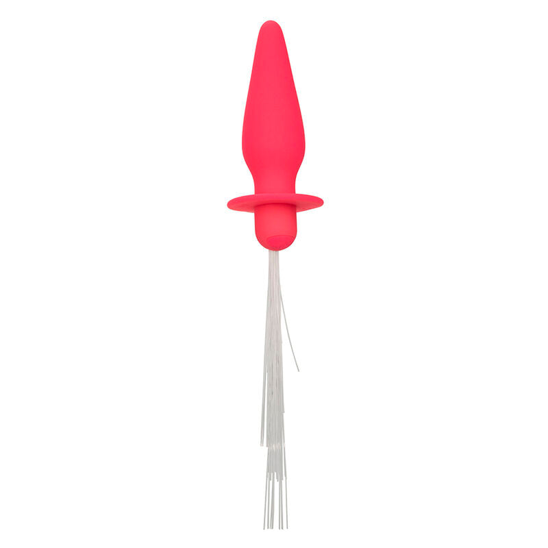 CalExotics Southern Lights Light Up Anal Plug - 10 Vibraciones Silicona Rosa