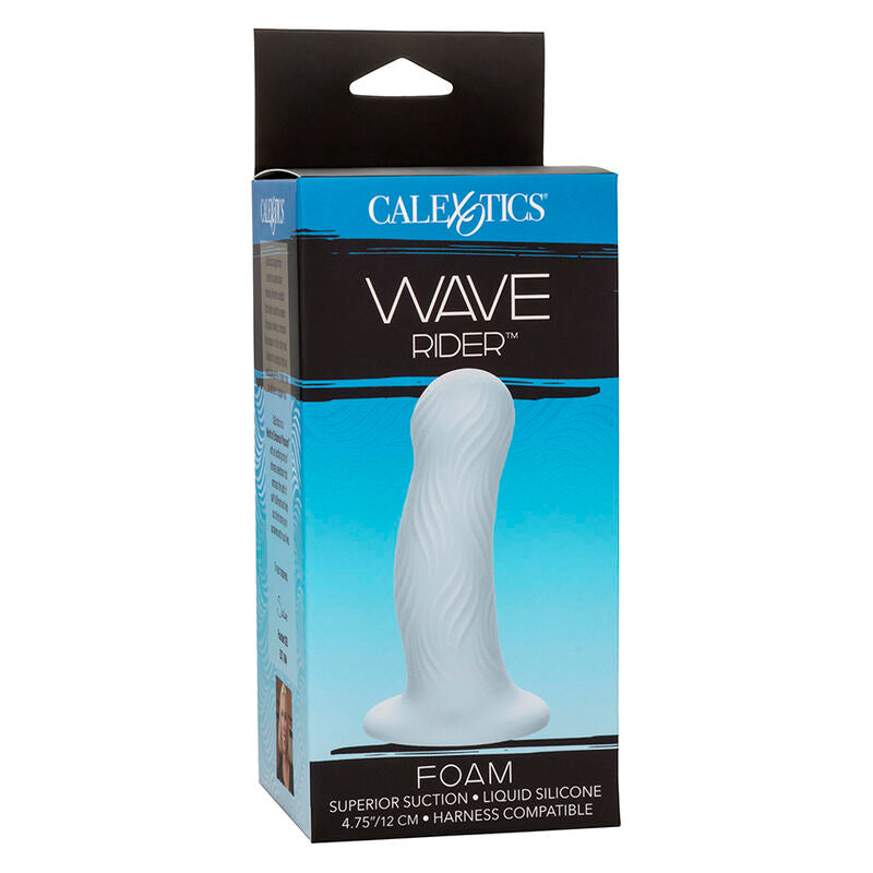 CalExotics Wave Rider Foam Anal Plug Blue
