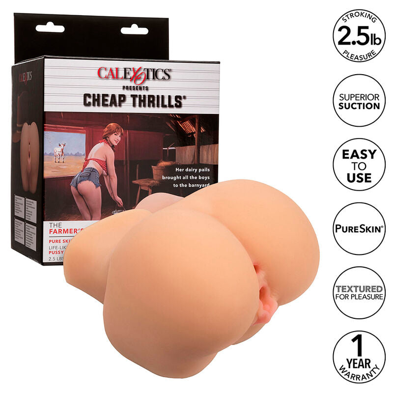 CalExotics The Farmers Daughter - Masturbador Doble Entrada Pure Skin