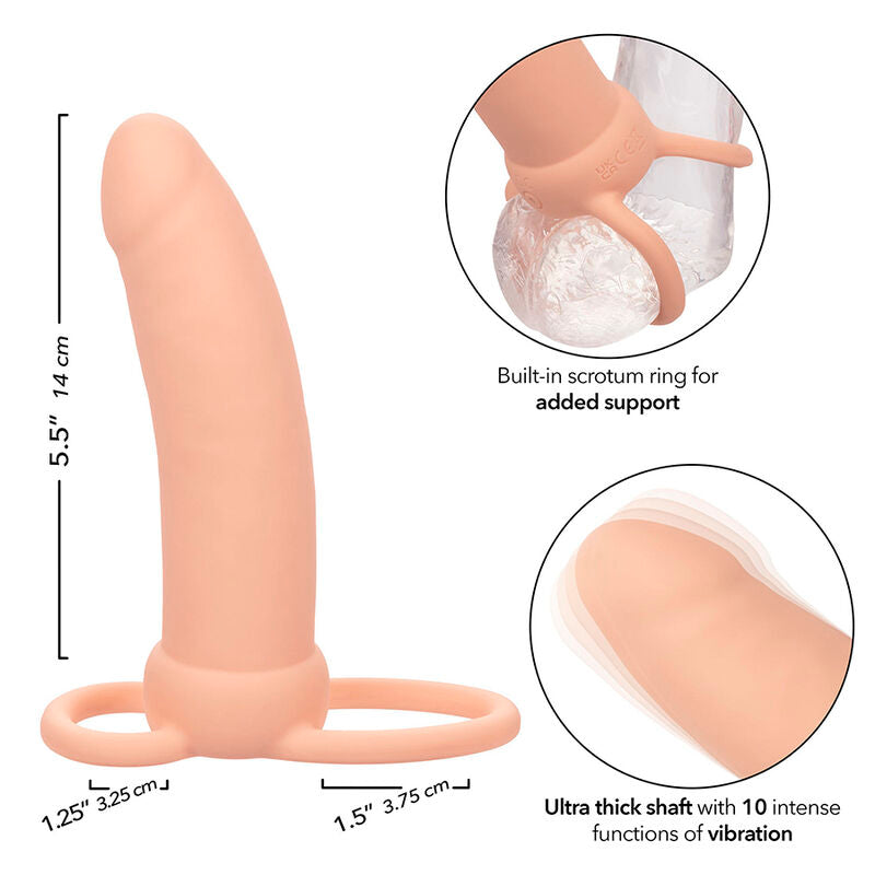 CalExotics Maxx Thick Dual Penetrator - 10 Vibraciones