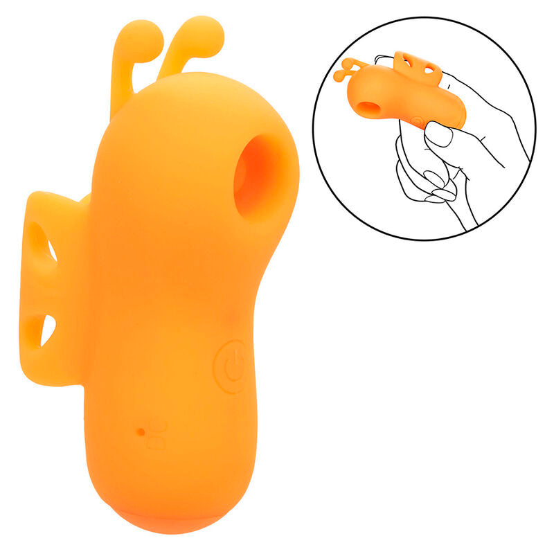 CalExotics Neon Vibes The Buzzing Vibe - Estimulador de Dedo Recargable 10 Vibraciones