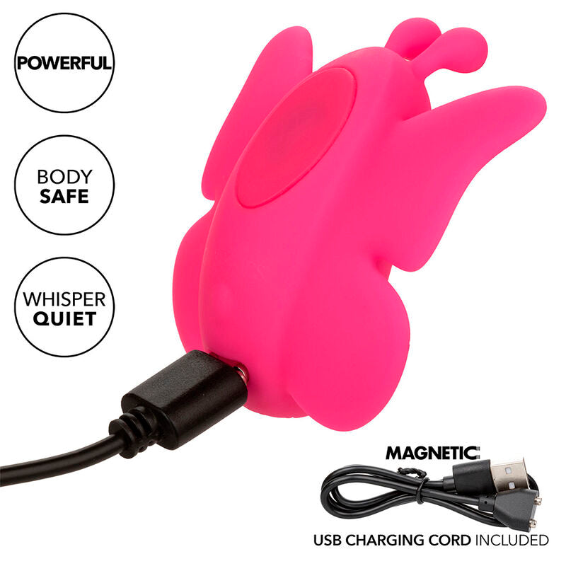 CalExotics Neon Vibes The Flutter Vibe Stimulator 10 Vibraciones Rosa