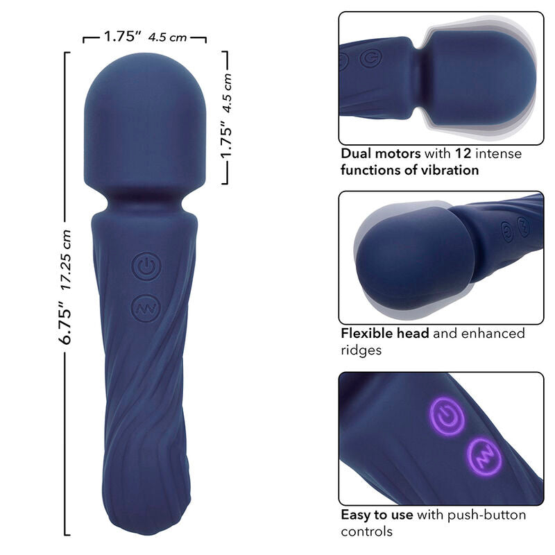 CalExotics Charisma Allure Massager - Dual Motors 12 Funciones