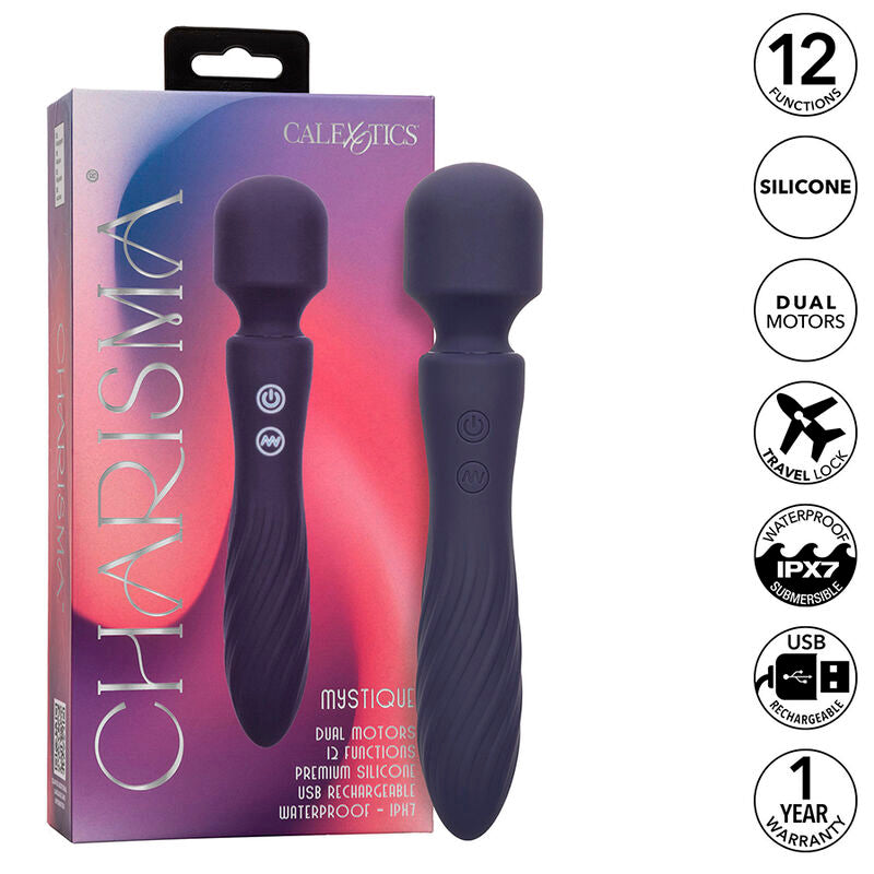 CalExotics Charisma Mystique Masajeador Dual Motor 12 Funciones