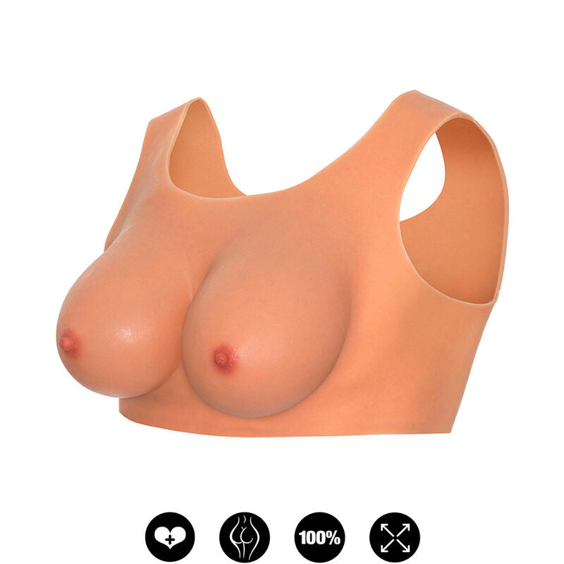 Hidden Desire Alter Ego Wearable Breast Top Talla D-Cup Flesh