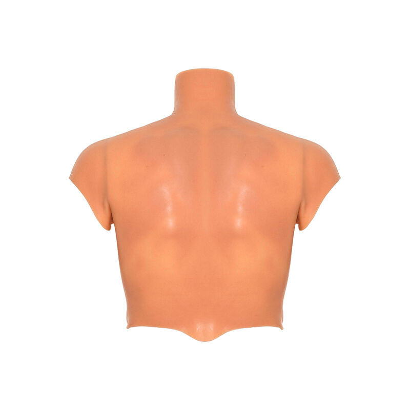 Hidden Desire Alter Ego Silicone Male Torso Shirt with Abs Flesh