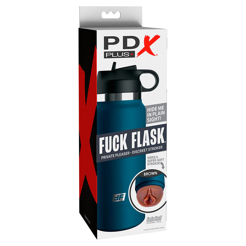 PDX PLUS Fuck Flask - Masturbador Discreto con Diseño de Botella