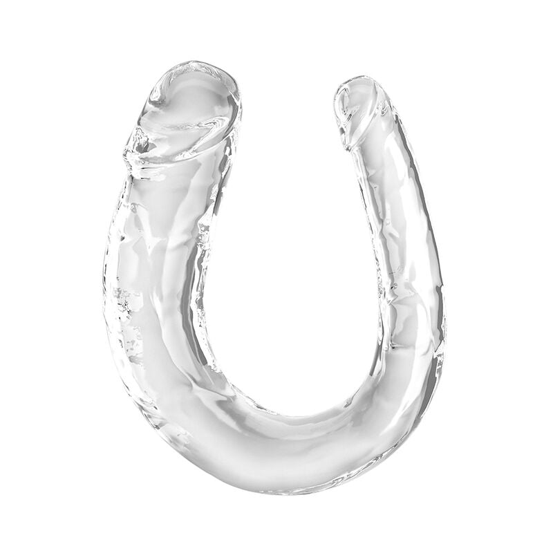 King Cock Double Trouble - Doble Dildo 33 cm Transparente