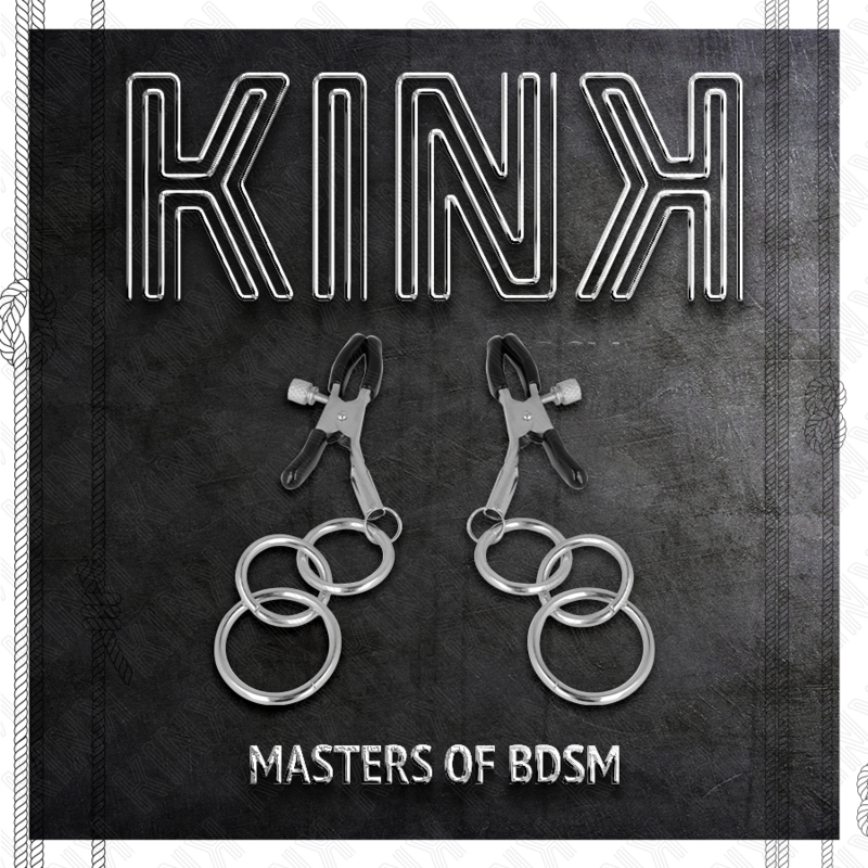 Kink 3 O-Ring Nipple Clamp - Pinzas Ajustables de Pezones 6 cm