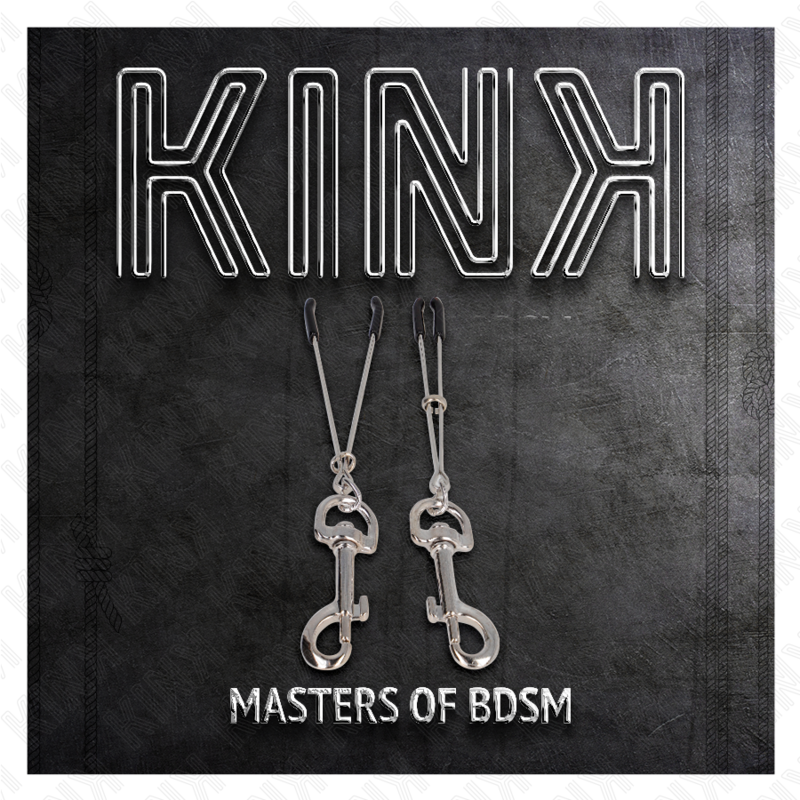 Kink Thin Hook Nipple Clamp Silver - Pinza de Pezón 7 cm