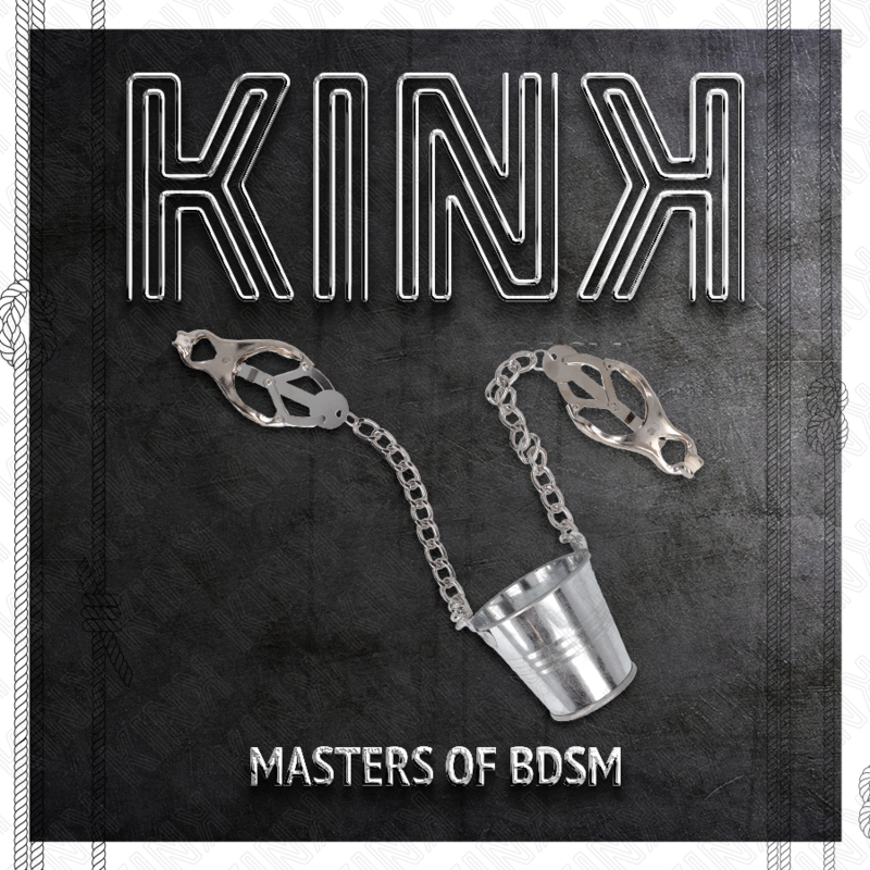 Pinzas Vibratorias para Pezones Kink - Ajuste Personalizado Plateado