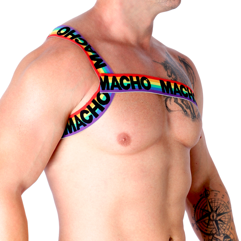 Macho Roman Harness Pride L/XL - Arnés de Moda
