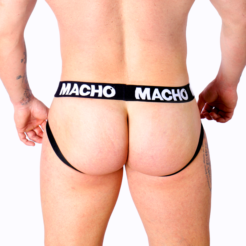 Macho MX27GR Jock Leather Gray Beige Talla S
