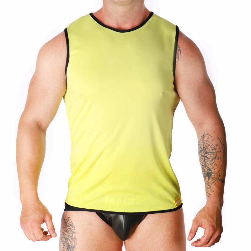 Camiseta Amarilla Macho Underwear Talla S/M