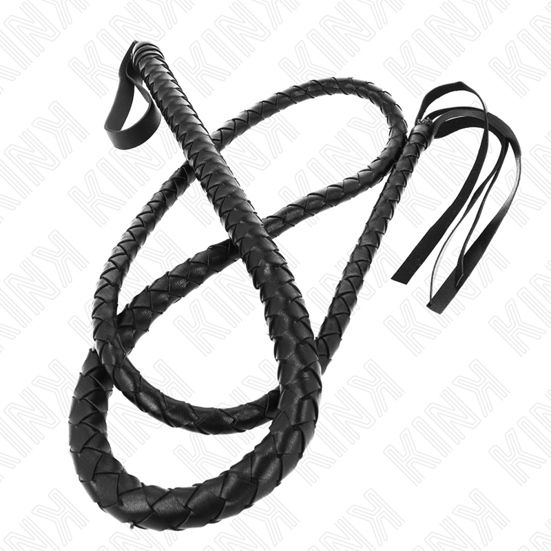 Kink Long Black Snake Whip 210 cm - Látigo de Impacto Profesional