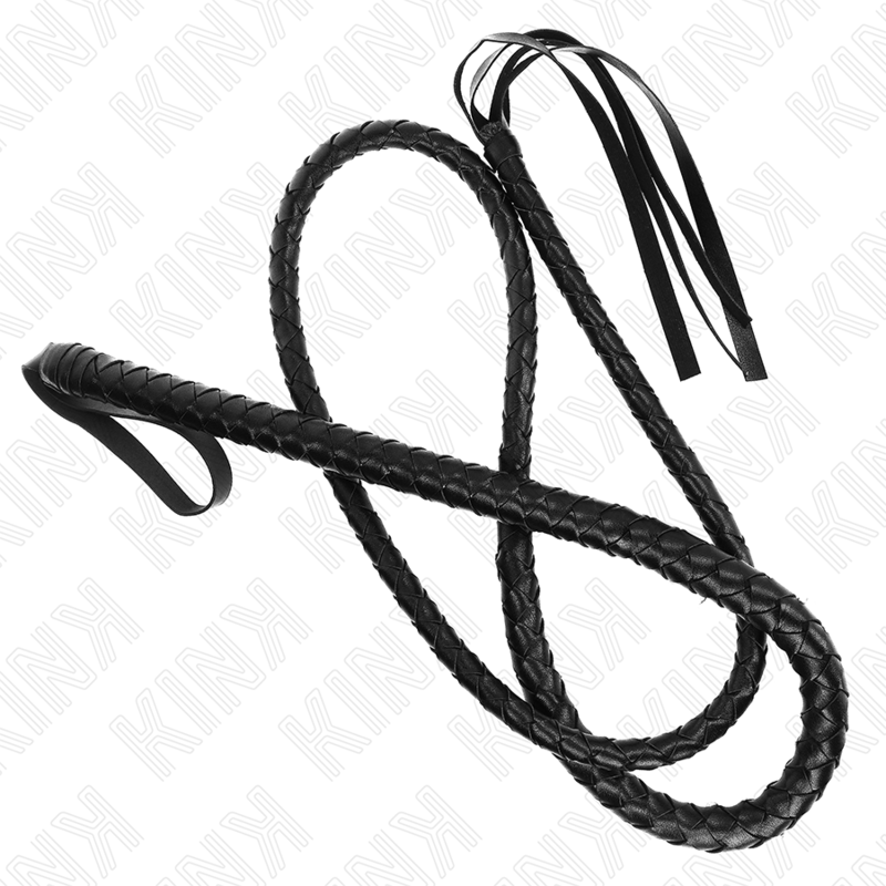 Kink Long Black Snake Whip 210 cm - Látigo de Impacto Profesional