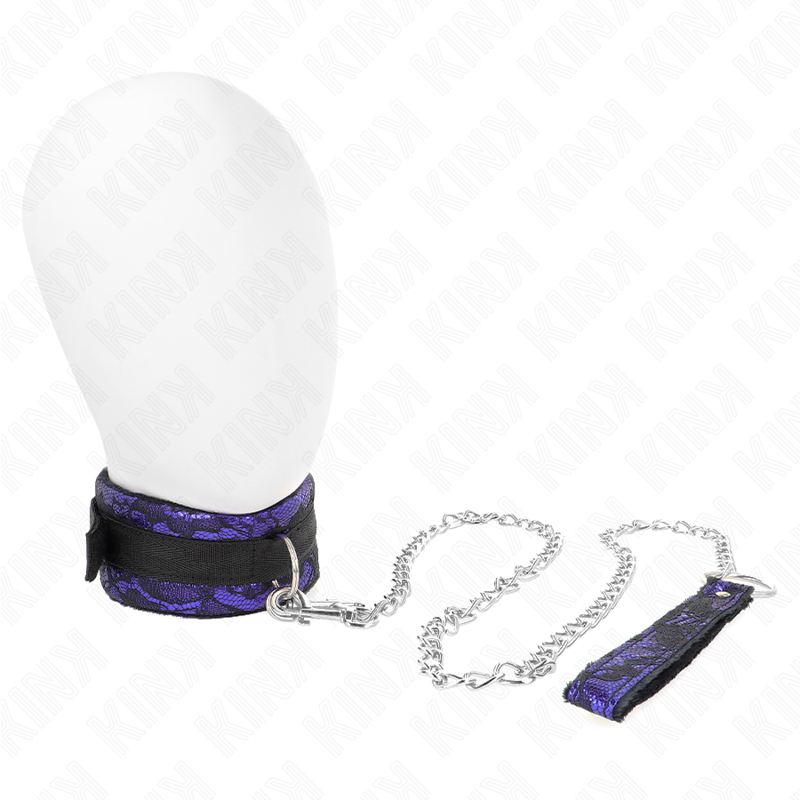 Collar Corto Terciopelo con Encaje y Cinturón 105 cm - Kink
