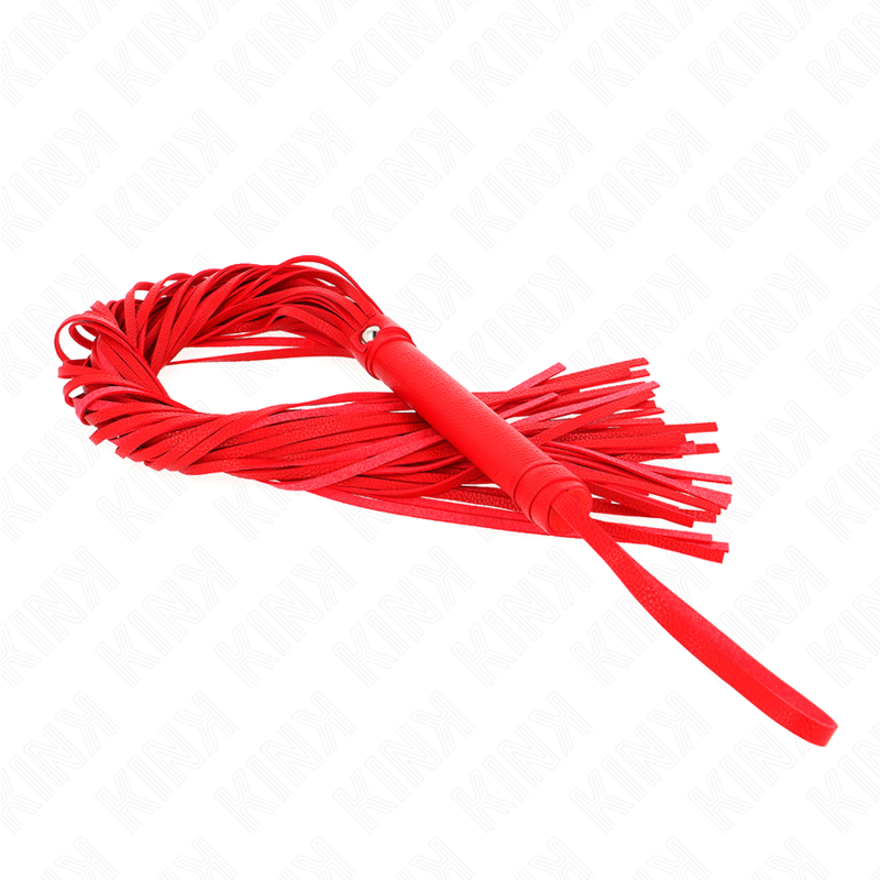 KINK Red Soft PVC Whip 70 cm - Látigo de Cola Suave