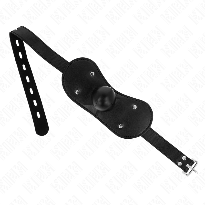 Ball Gag con Máscara Bucal y Cerradura Ajustable KINK 42-60 cm