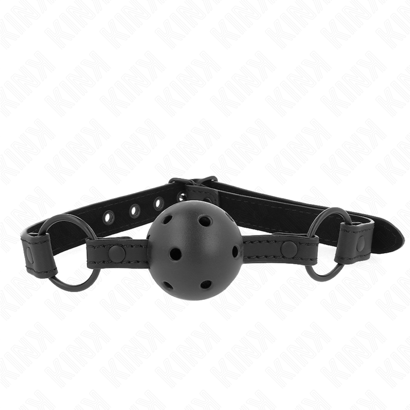 Kink Neoprene Ball Gag - Arnés Ajustable 41-59 cm
