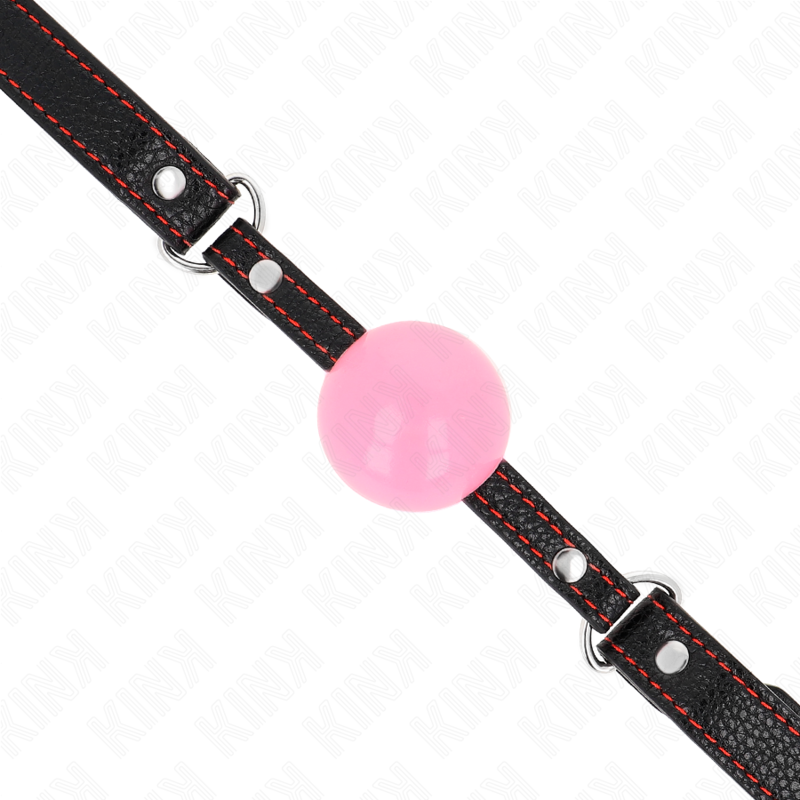 Kink Rose Gold Ball Gag 4 cm - Correa Ajustable 60 cm