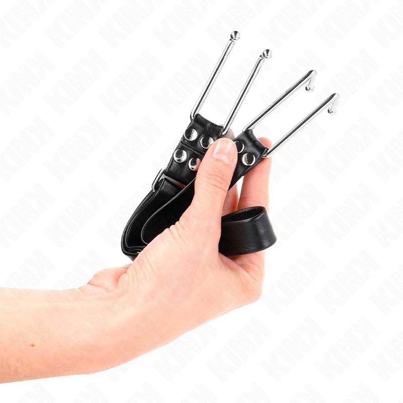 Kink Metal Hook Gag Adjustable - Mordaza de Acero Inoxidable Ajustable 36-52 cm