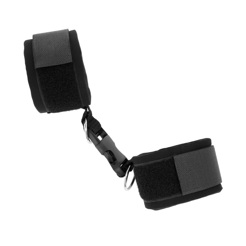 Kink Neoprene Hook&Loop Wrist Restraints - Ajustables 22-34 cm Negro