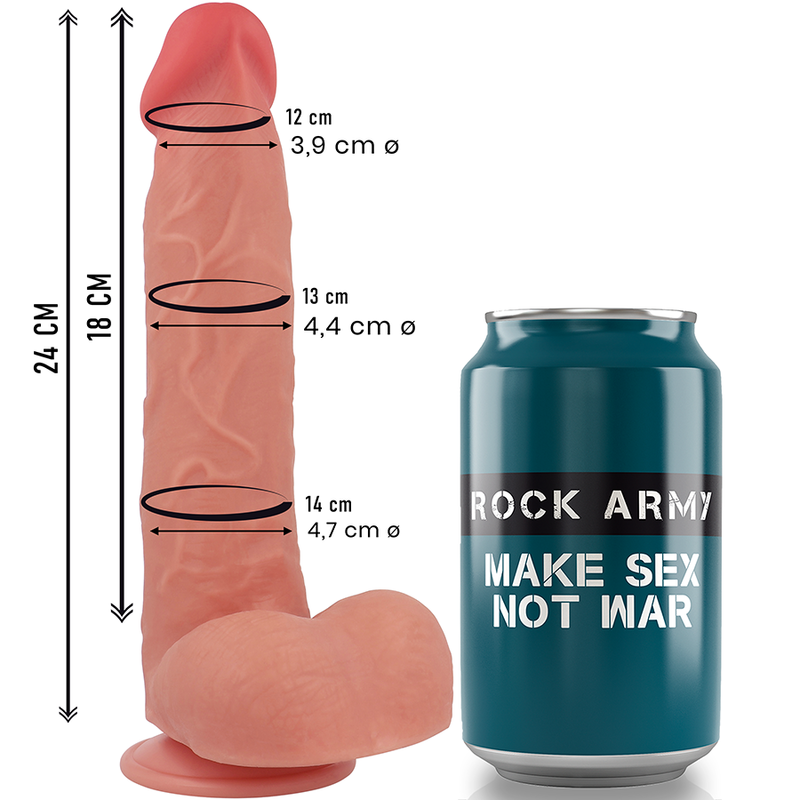 Rock Army Liquid Silicone Raptor - 24 cm