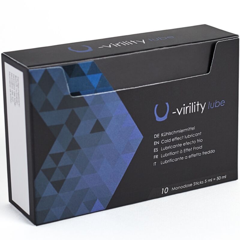 500 Cosmetics U-Virility Lube Cold Effect - Pack 10 x 5 ml