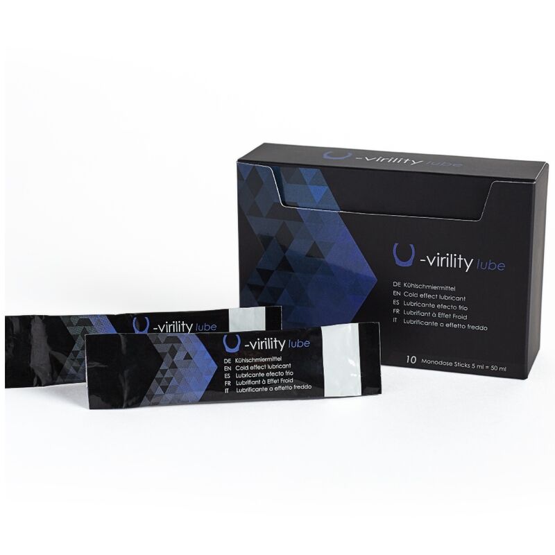 500 Cosmetics U-Virility Lube Cold Effect - Pack 10 x 5 ml