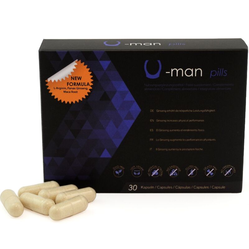 500 Cosmetics U-Man - Complemento para 30 días