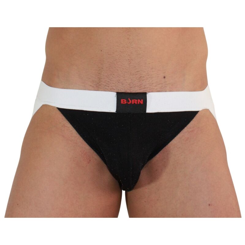 Burn 004 Jock Shiny Black White Talla S