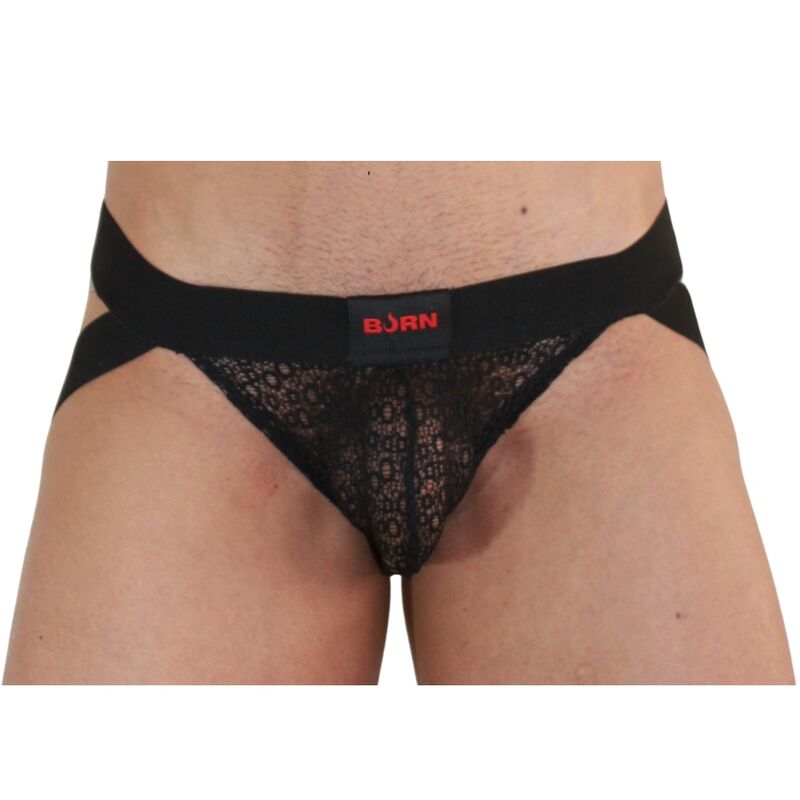 Burn 005 Jock Lingerie Negro Talla L