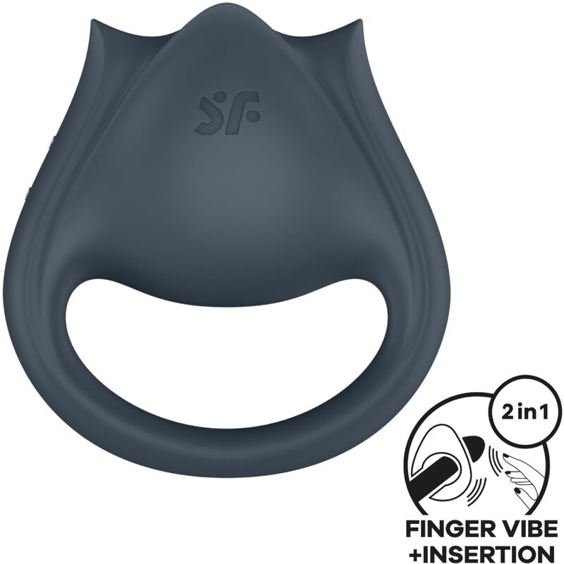 Satisfyer Perfect Pair 2 - Anillo Vibrador y Estimulador de Dedo 2 en 1