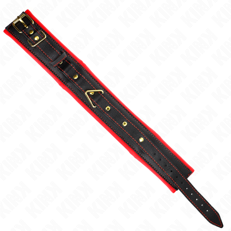 Collar Kink con Correa de Imitación Cuero Esponja Ajustable 37-54 cm