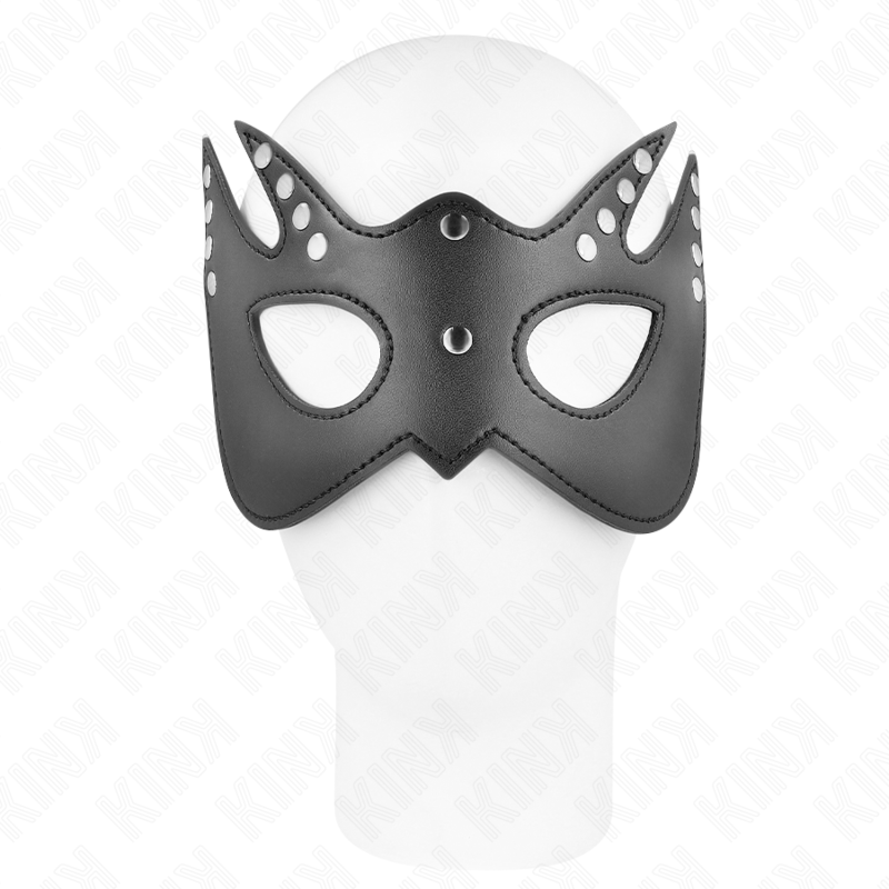 Kink Bat Mask with Rivets - Máscara de Bondage Unisex 23x15 cm