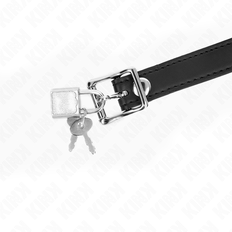 Mordaza de Bola Silicona 4 cm con Cierre de Seguridad - Kink Collar & Gag