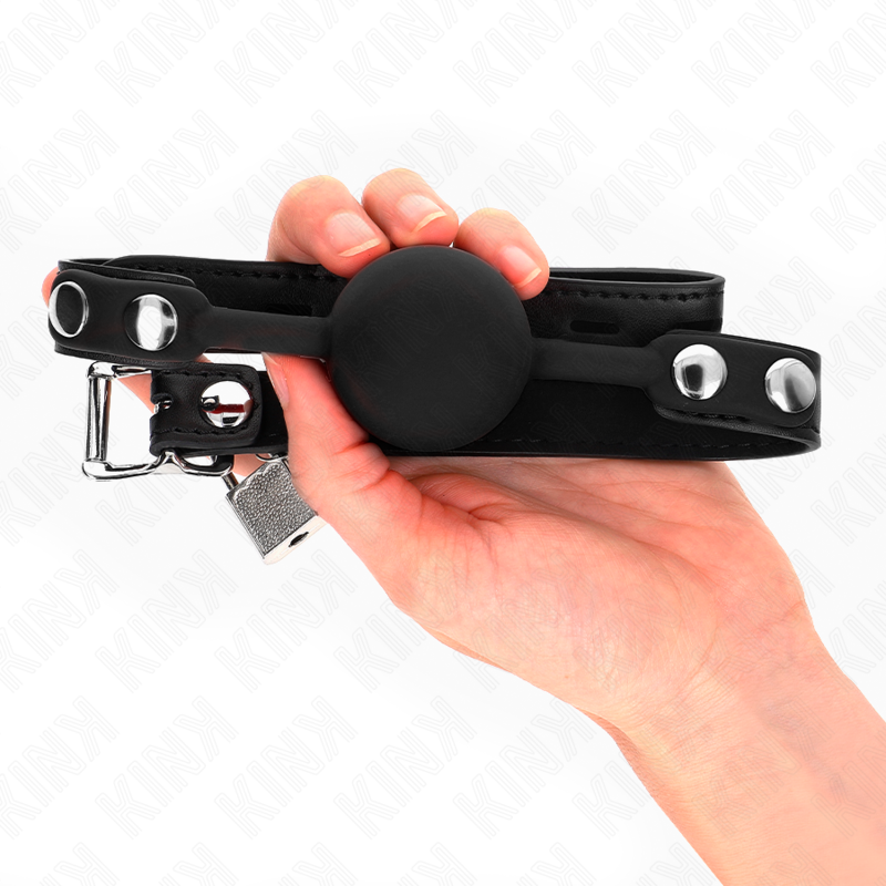 Mordaza de Bola de Silicona 4 cm con Cierre de Seguridad - Kink Model 1