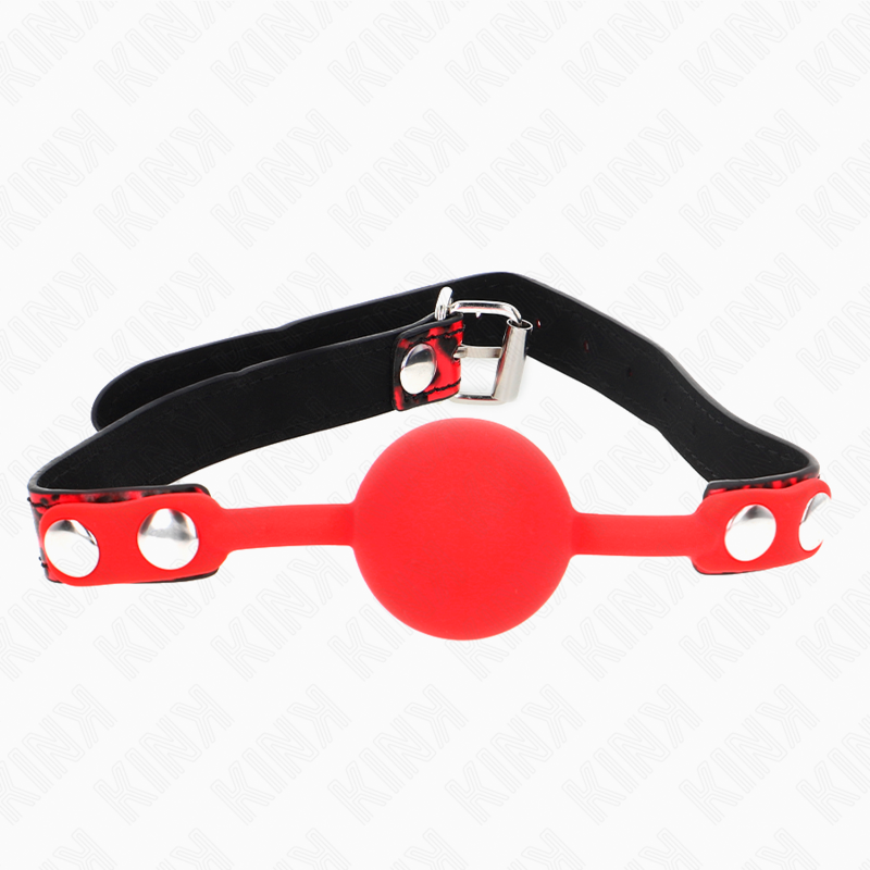 Kink Silicone Ball Gag 4 cm - Mordaza de Silicona Ajustable